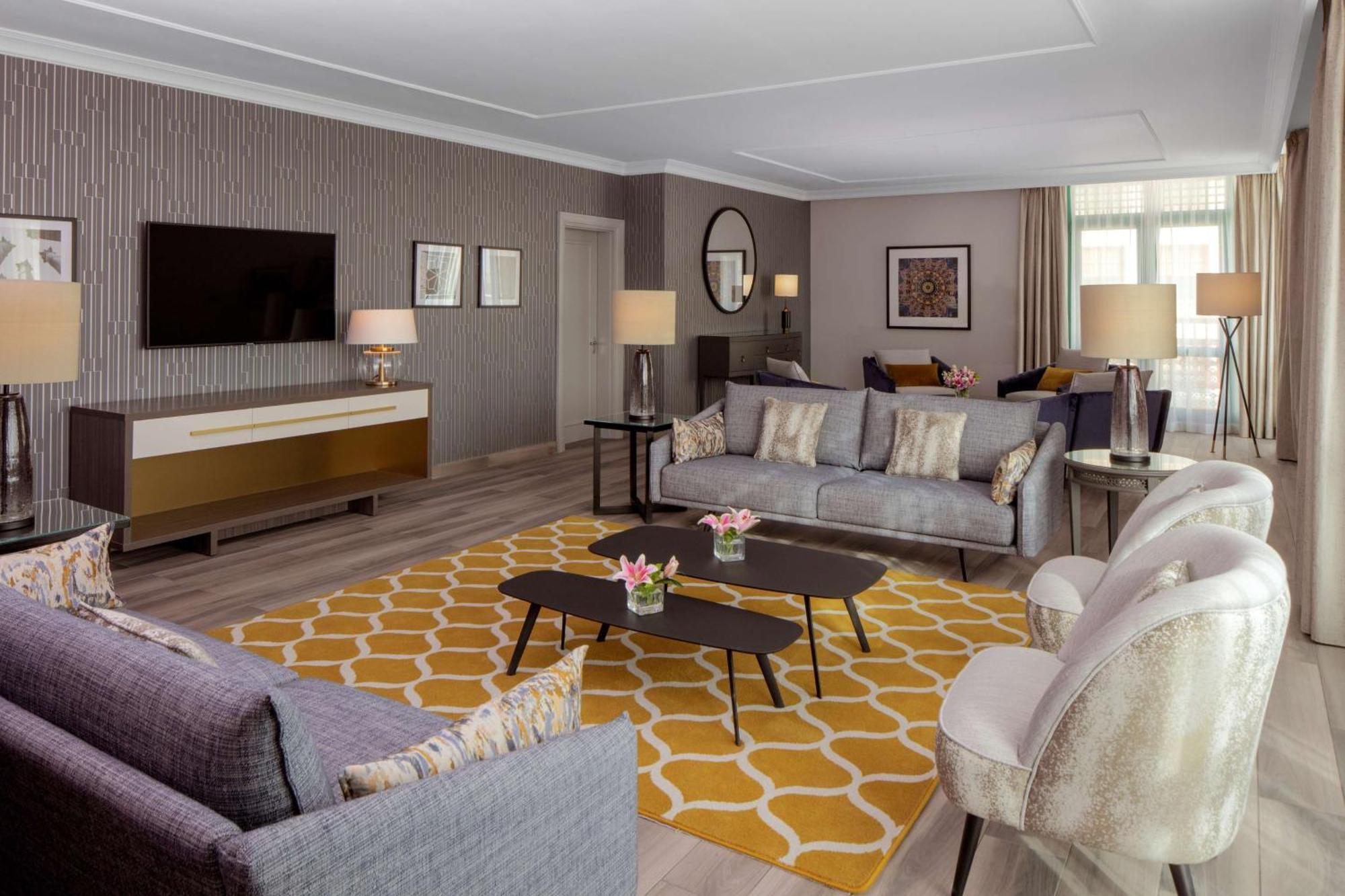 Grand Hyatt Amman Hotel Exterior photo The living room of a suite at The Westin Palace, Madrid
